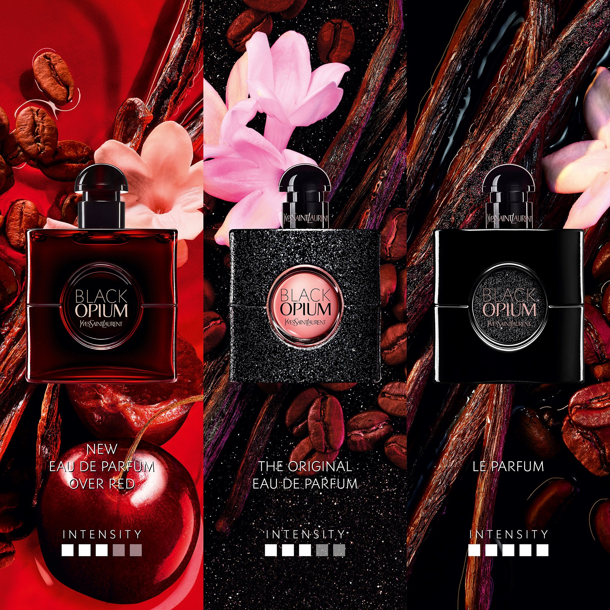 Yves Saint Laurent Black Opium Over Red Eau de Parfum 50 ml (obrázok 8)