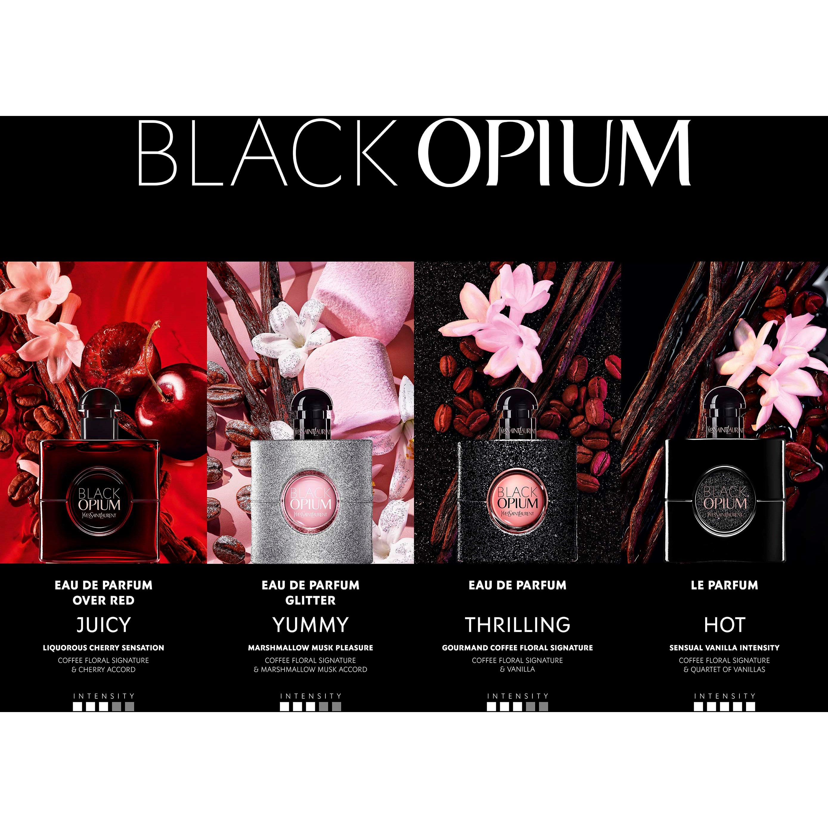 Yves Saint Laurent Black Opium Glitter Eau de Parfum 50 ml (obrázok 5)