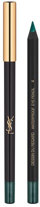 Två makeup-penna, en guld och svart för läppstift, en svart för eyeliner, står bredvid varandra.