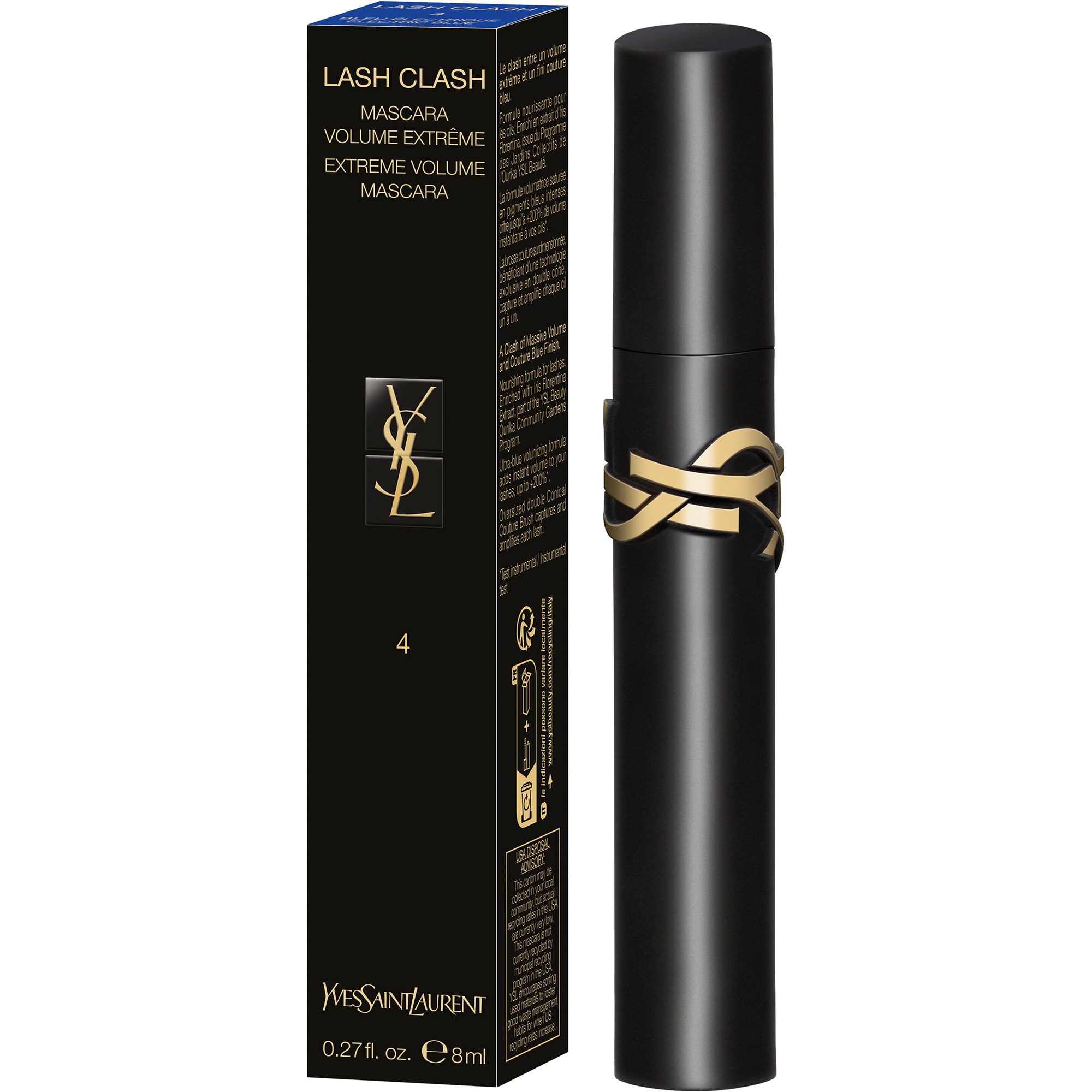 Alternativ bild 1 för Yves Saint Laurent Lash Clash Extreme Volume Mascara Blue