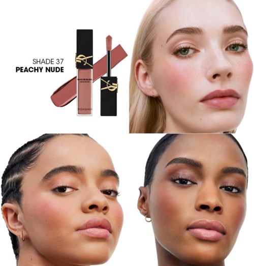 YSL パウダーチーク 37 Peachy Nude YSL Make Me Blush Blurring Liquid Blush #37 Peachy Nude