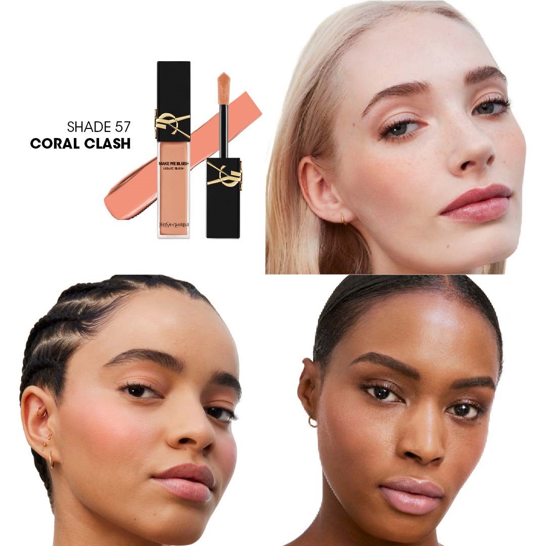 Yves Saint Laurent Make Me Blush Liquid Blush 57 Coral Clash (obrázok 9)