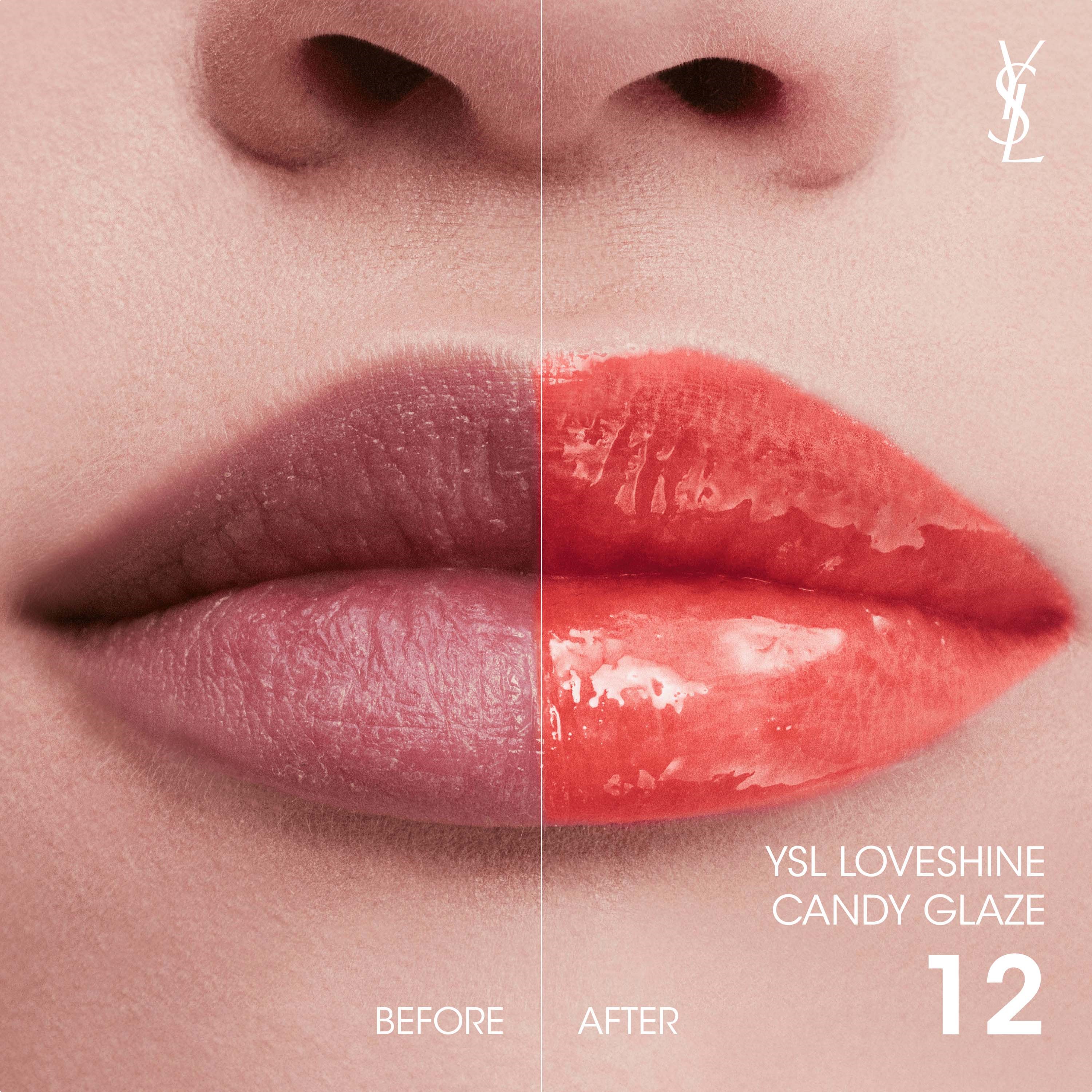 Yves Saint Laurent Candy Glaze Lip Gloss Stick 12 Coral Excitement (obrázok 5)