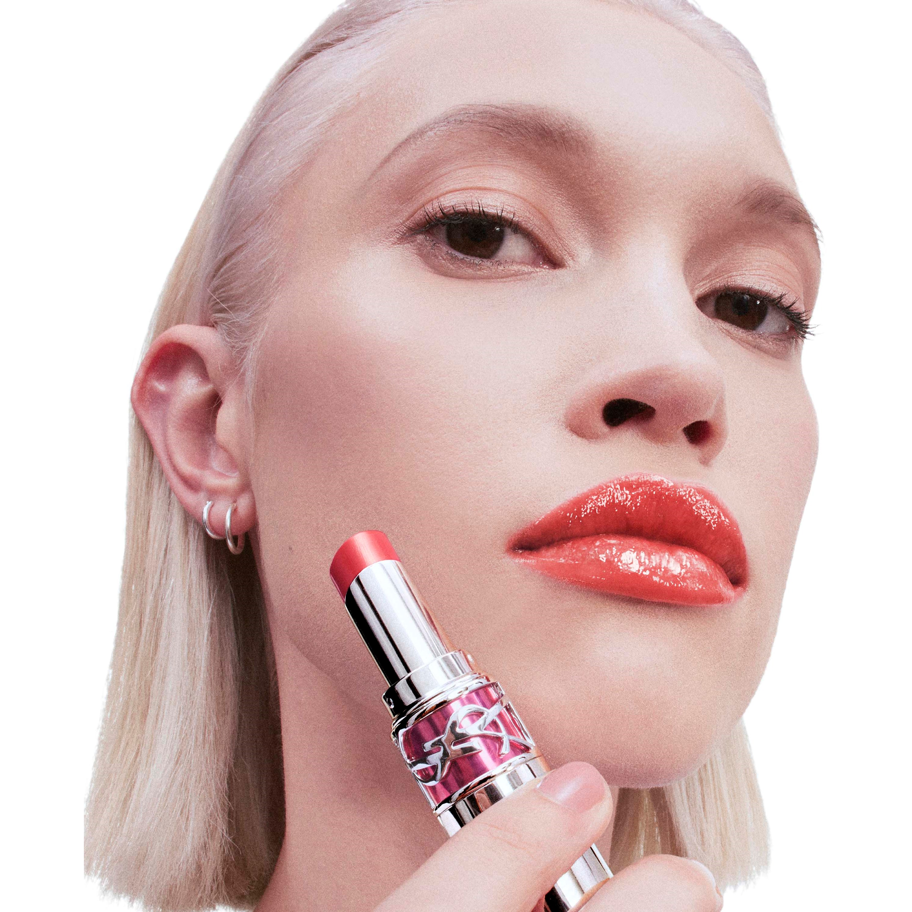 Yves Saint Laurent Candy Glaze Lip Gloss Stick 12 Coral Excitement (obrázok 8)