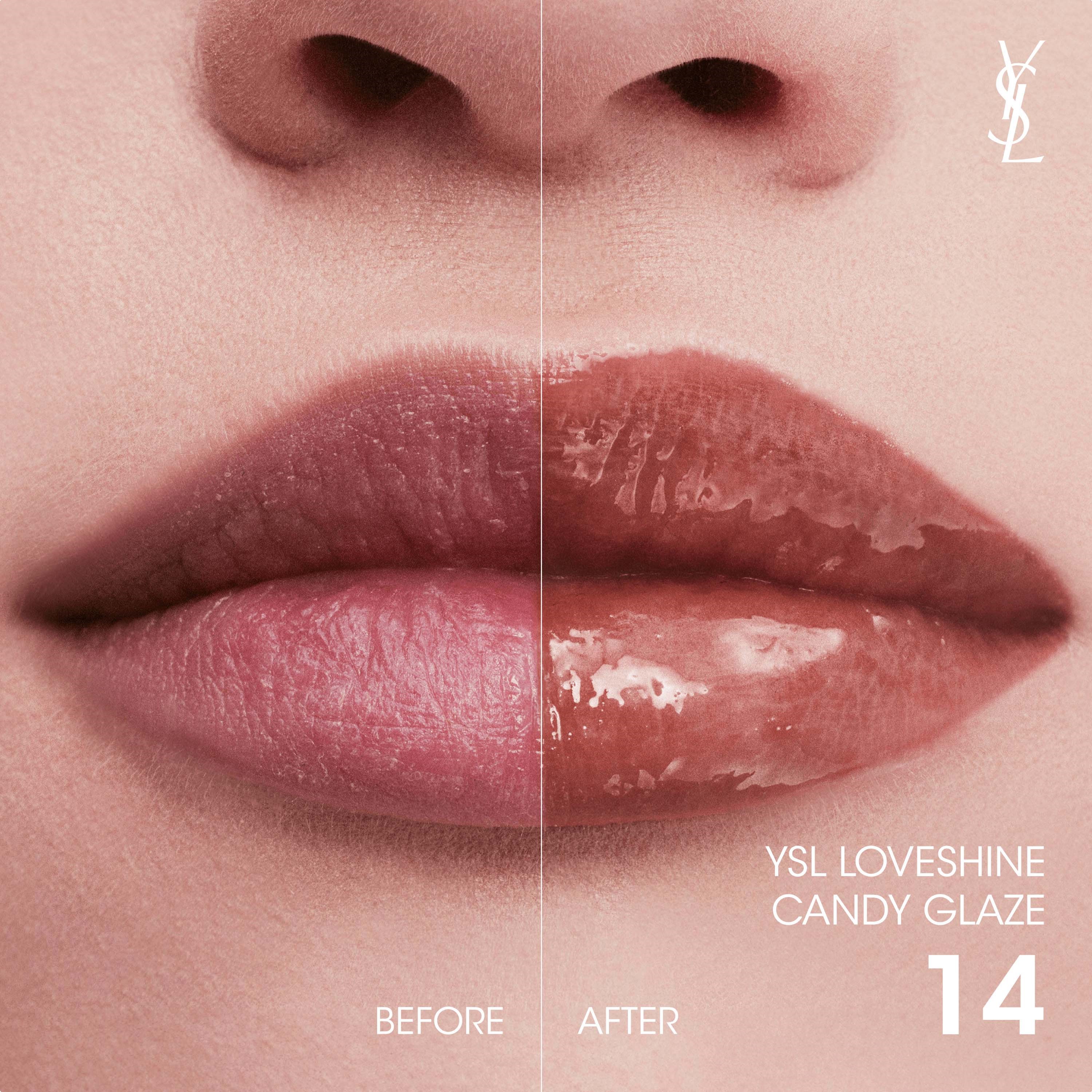 Yves Saint Laurent Candy Glaze Lip Gloss Stick 14 Scenic Brown (obrázok 5)