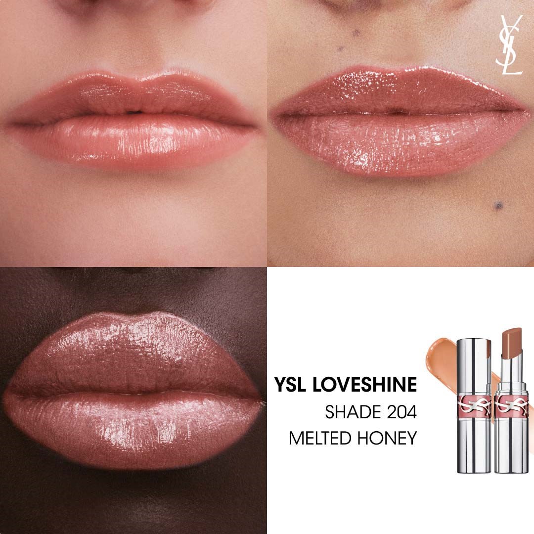 Yves Saint Laurent YSL Loveshine Lipstick 204 Melted Honey (obrázok 5)