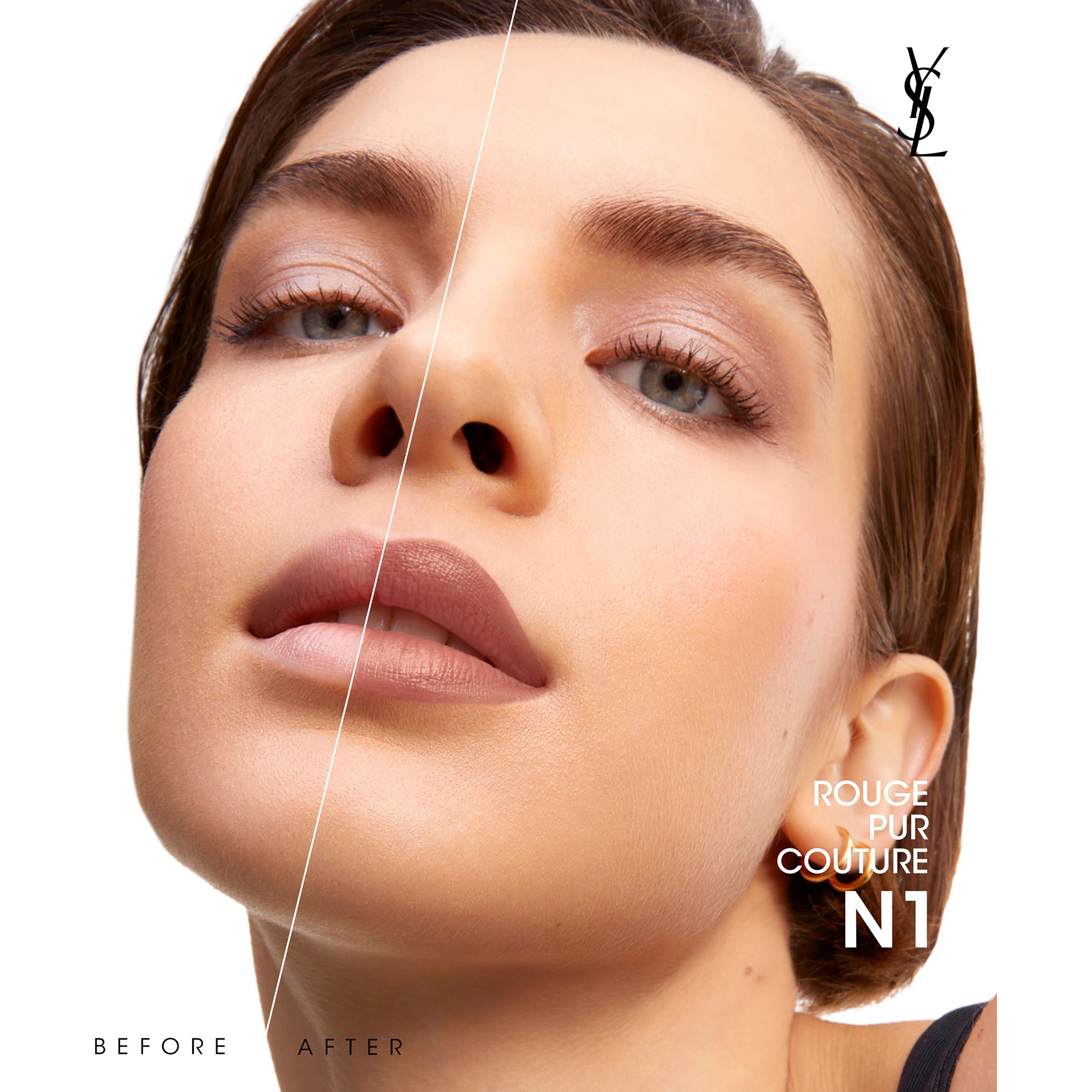 Yves Saint Laurent Rouge Pur Couture N1 Beige Trench (obrázok 5)