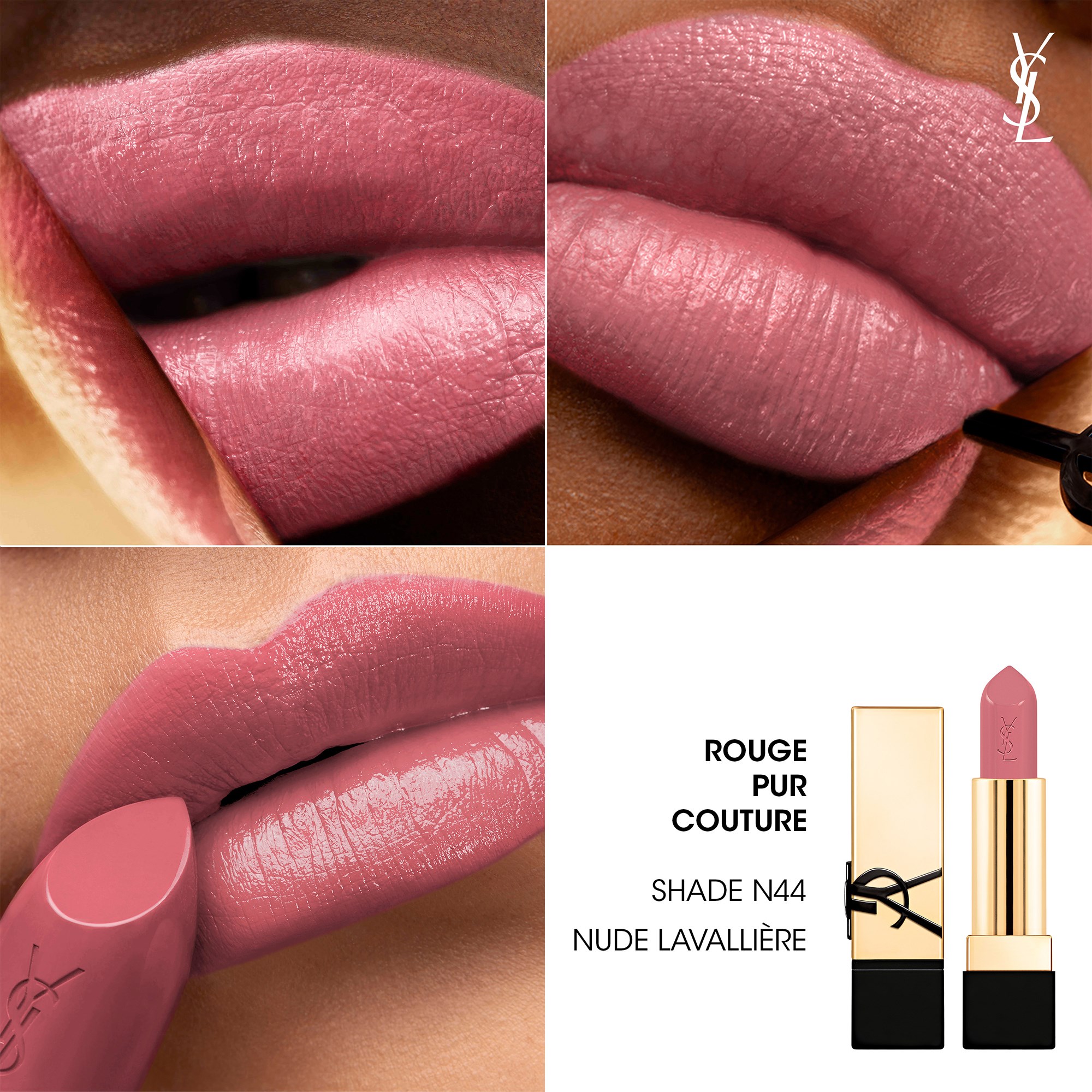 Yves Saint Laurent Rouge Pur Couture N44 Nude Lavallière (obrázok 3)