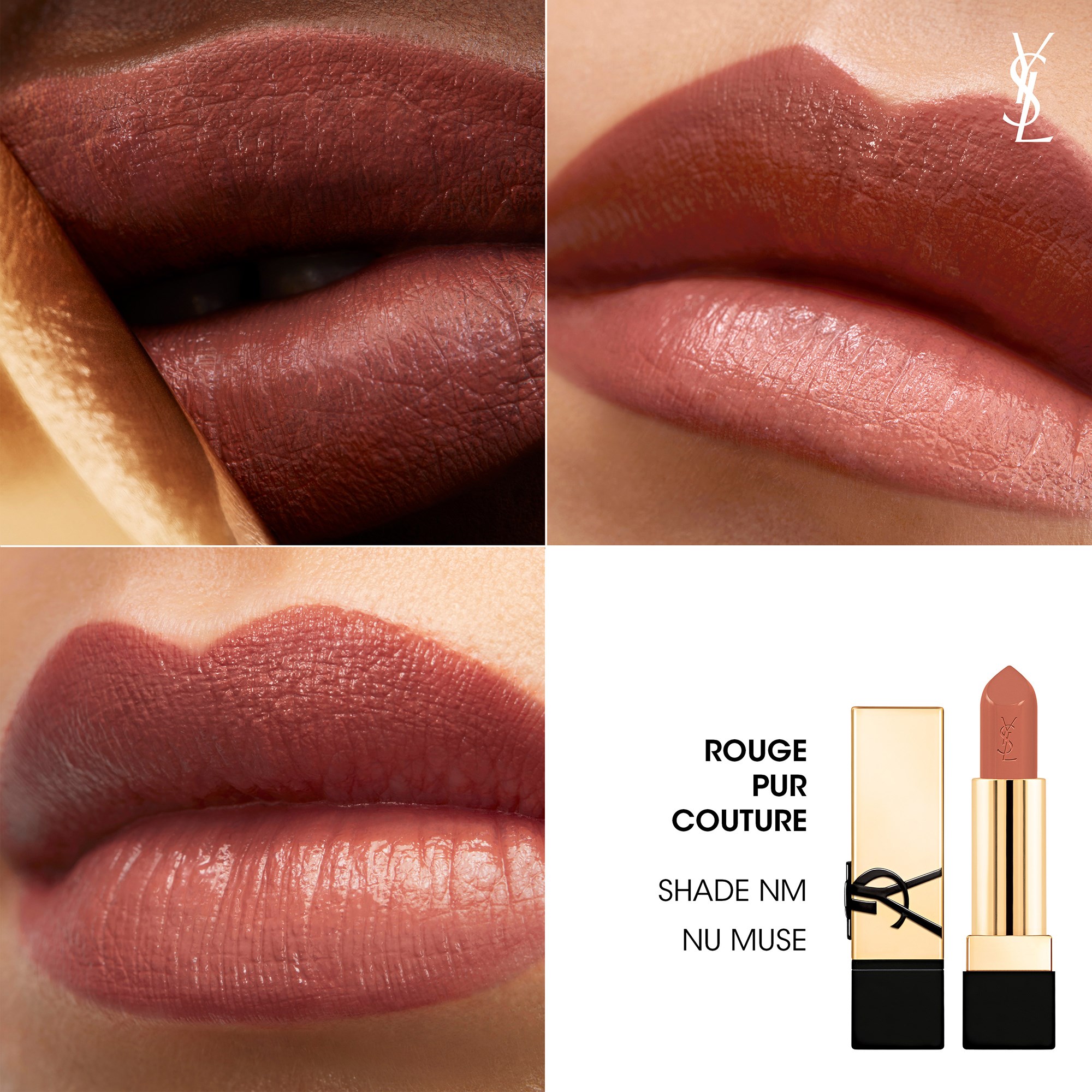 Yves Saint Laurent Rouge Pur Couture NM Nu Muse (obrázok 8)