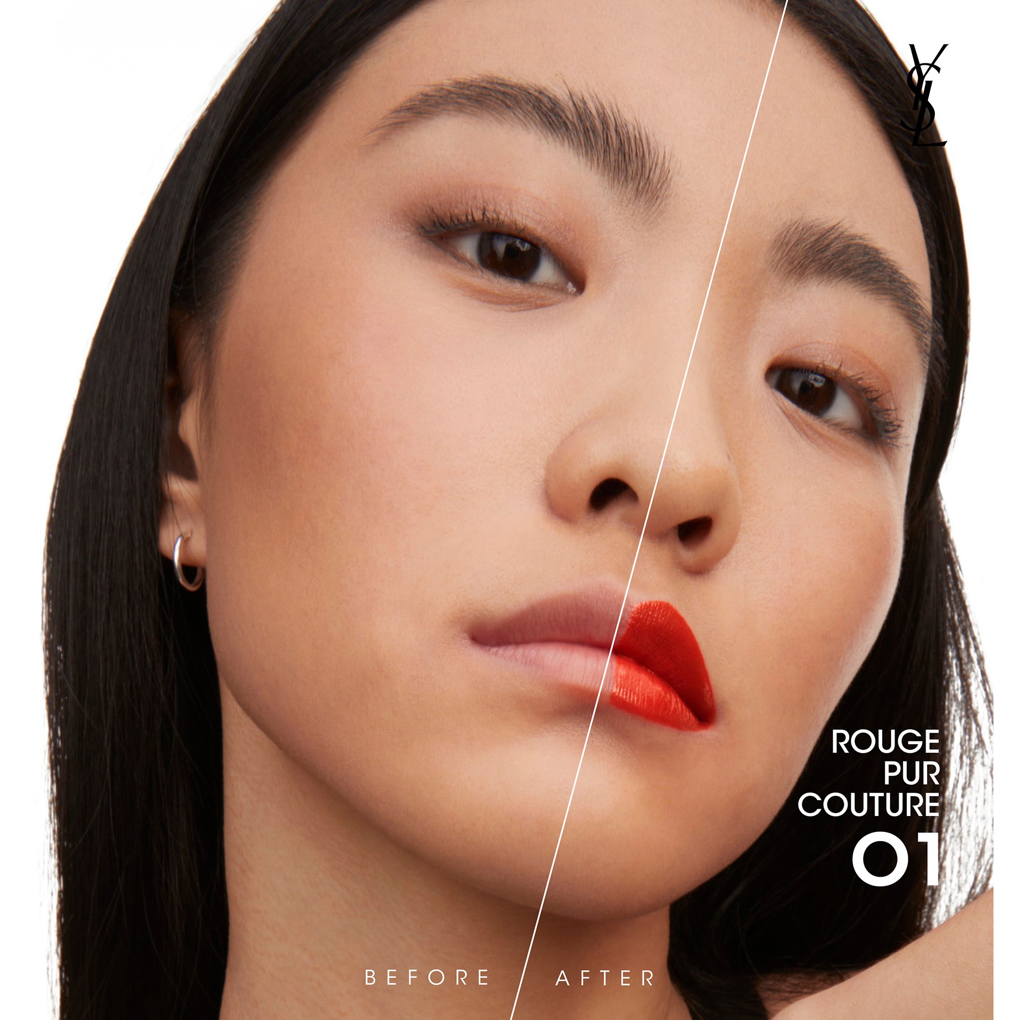 Yves Saint Laurent Rouge Pur Couture O1 Wild Cinnamon (obrázok 4)