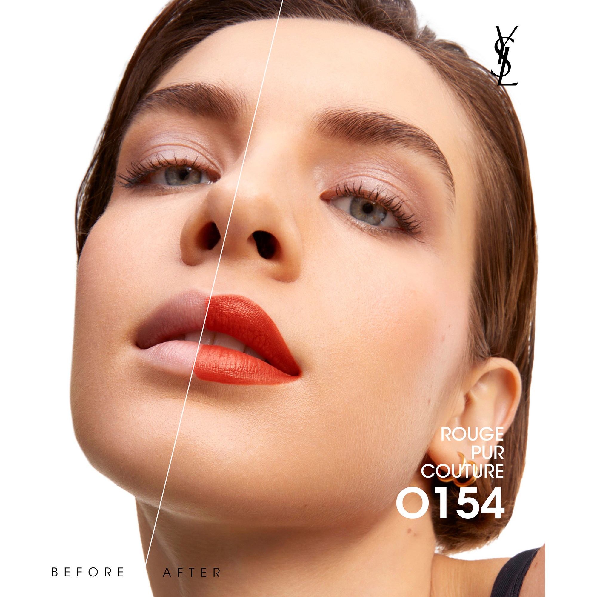 Yves Saint Laurent Rouge Pur Couture O154 Orange Fatal (obrázok 6)