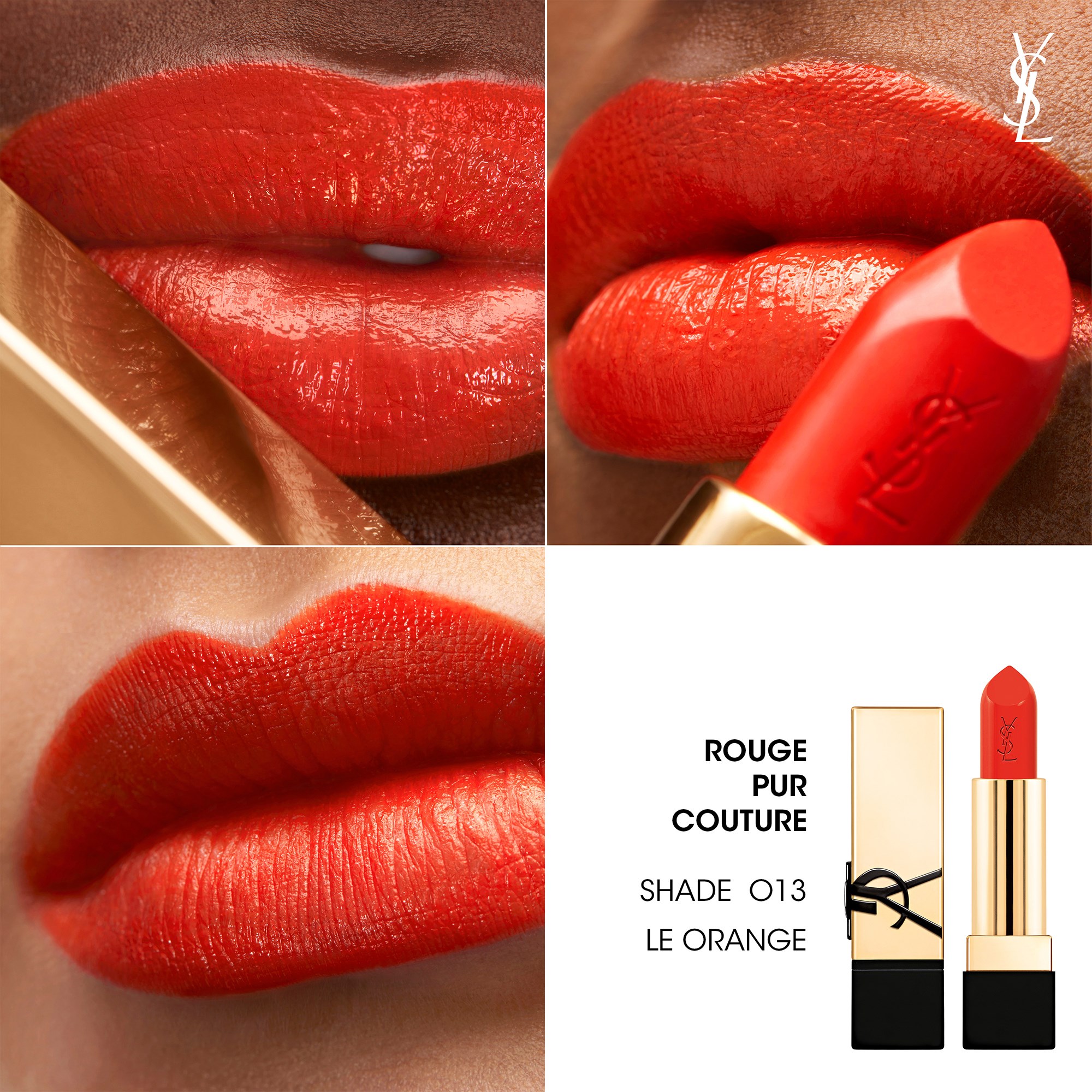 Yves Saint Laurent Rouge Pur Couture O2 Orange Muse (obrázok 3)
