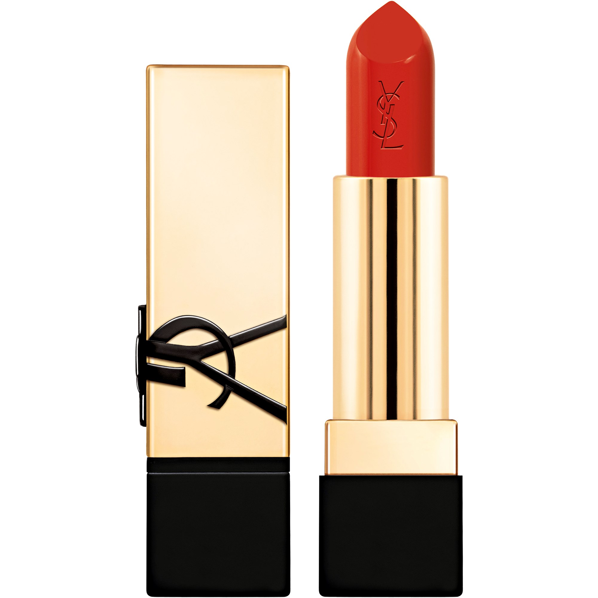 Фото - Помада й блиск для губ Yves Saint Laurent Rouge Pur Couture O83 Fiery Red 
