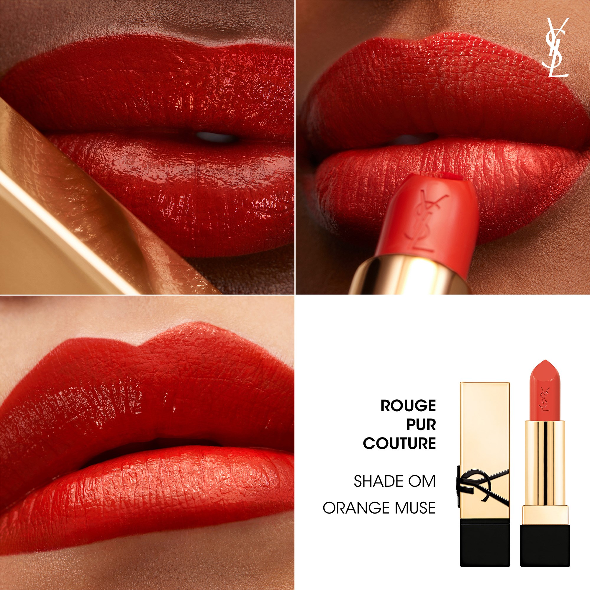 Yves Saint Laurent Rouge Pur Couture OM Orange Muse (obrázok 9)
