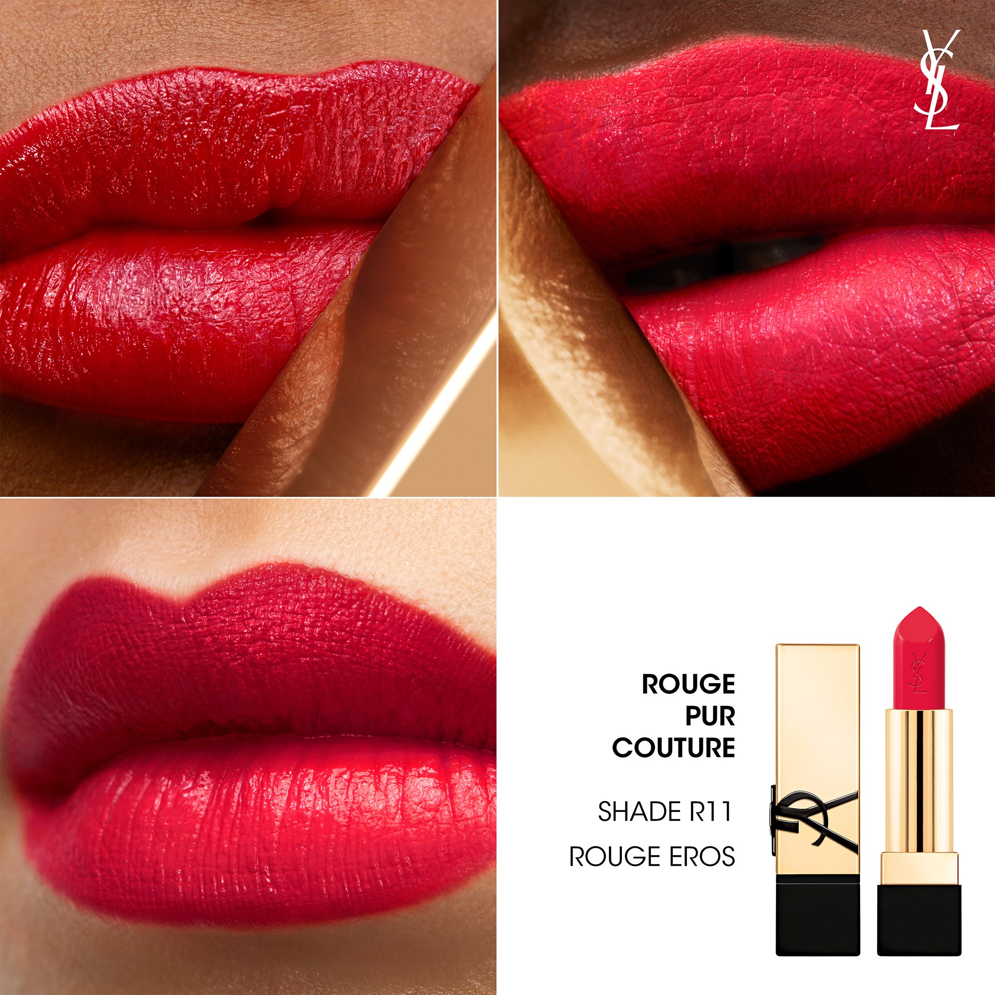 Yves Saint Laurent Rouge Pur Couture R11 Rouge Eros (obrázok 3)