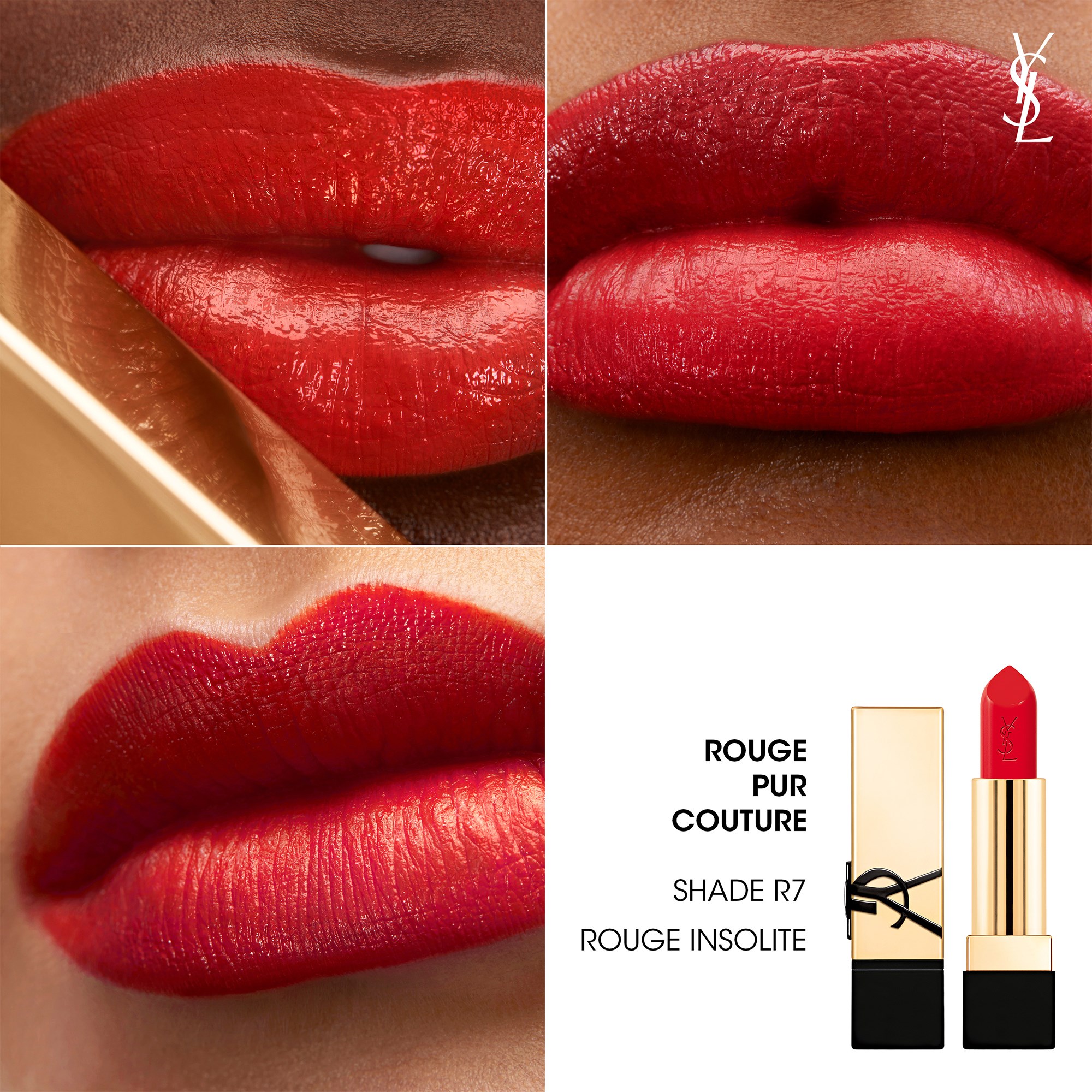Yves Saint Laurent Rouge Pur Couture R7 Rouge Insolite (obrázok 3)