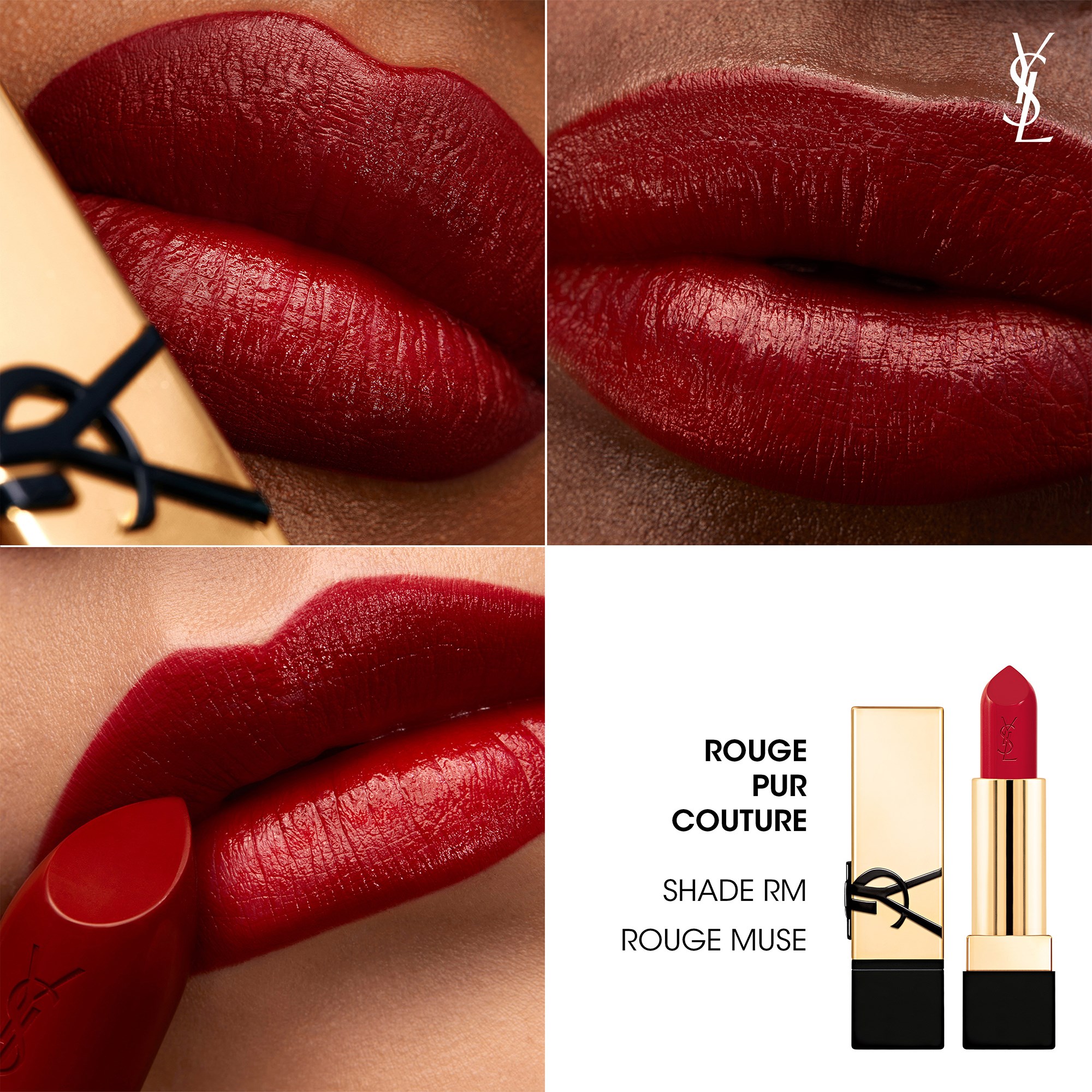 Yves Saint Laurent Rouge Pur Couture RM Red Muse (obrázok 5)