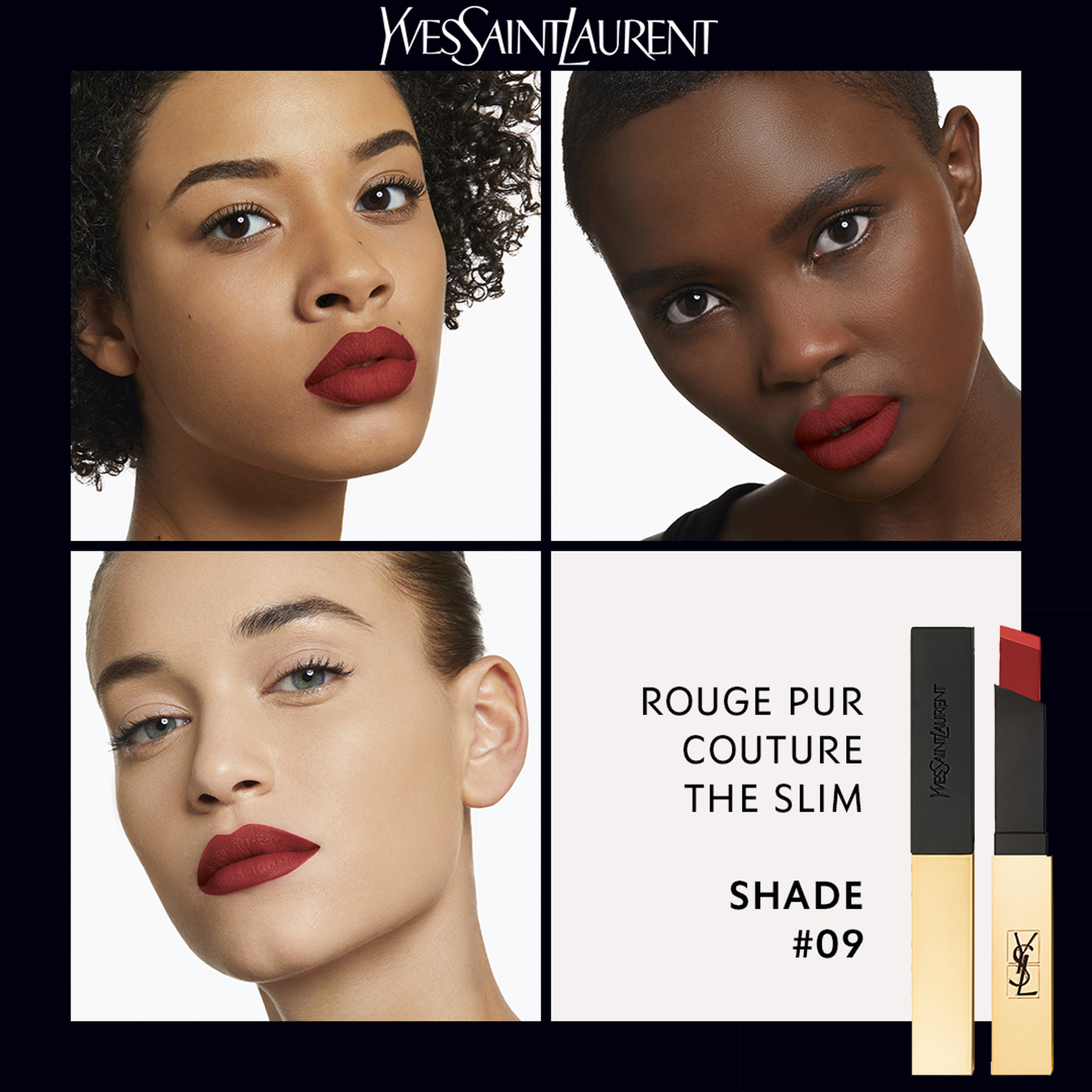 Yves Saint Laurent Rouge Pur Couture The Slim Lipstick #09 (obrázok 6)