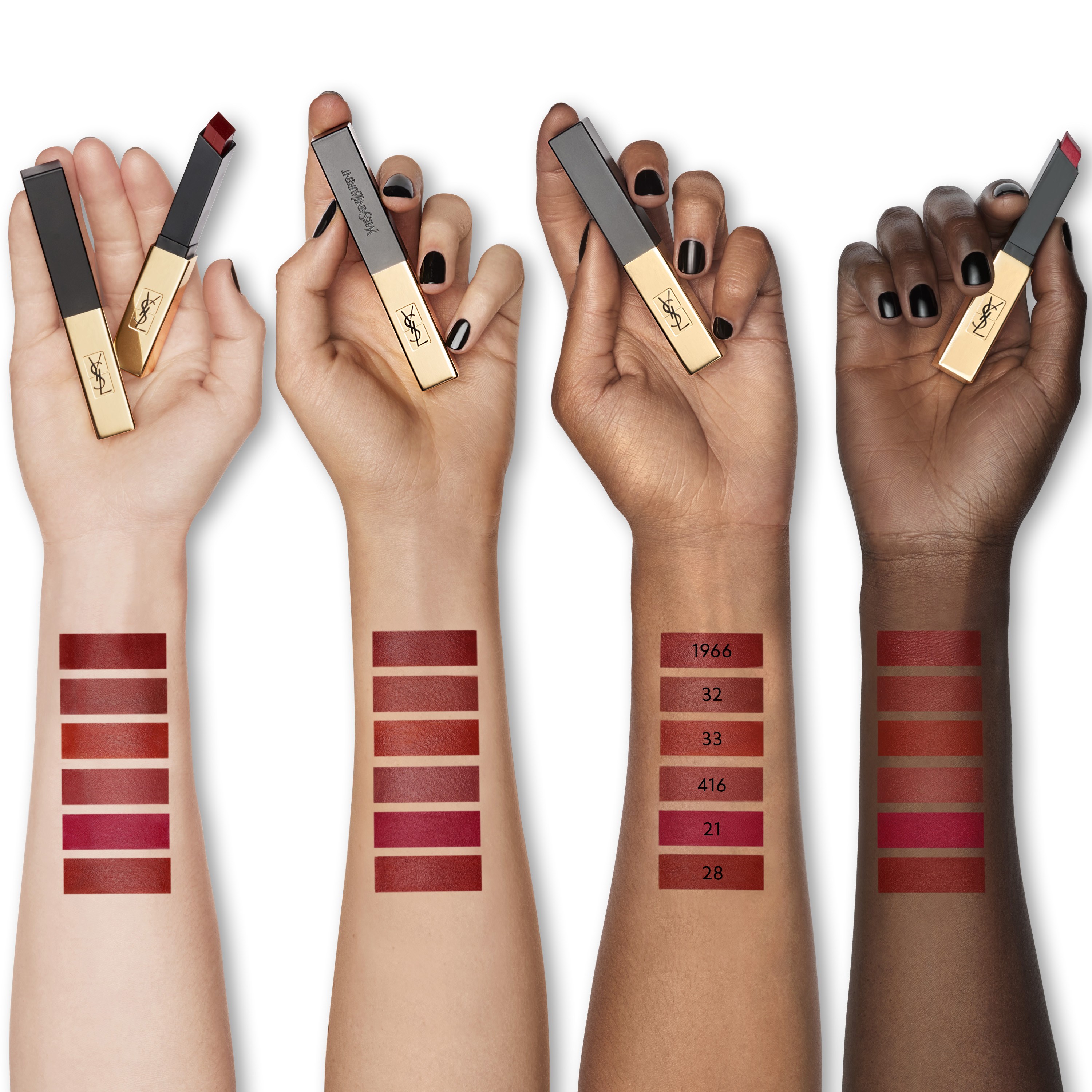 Yves Saint Laurent Rouge Pur Couture The Slim Lipstick #416 (obrázok 4)