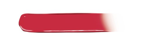 Röd flip-flopsandal med en vit gradient som bleknar åt höger.