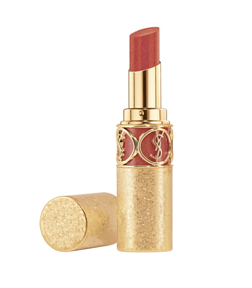 Yves Saint Laurent Rouge Volupté Shine Lipstick 101 Holiday Look