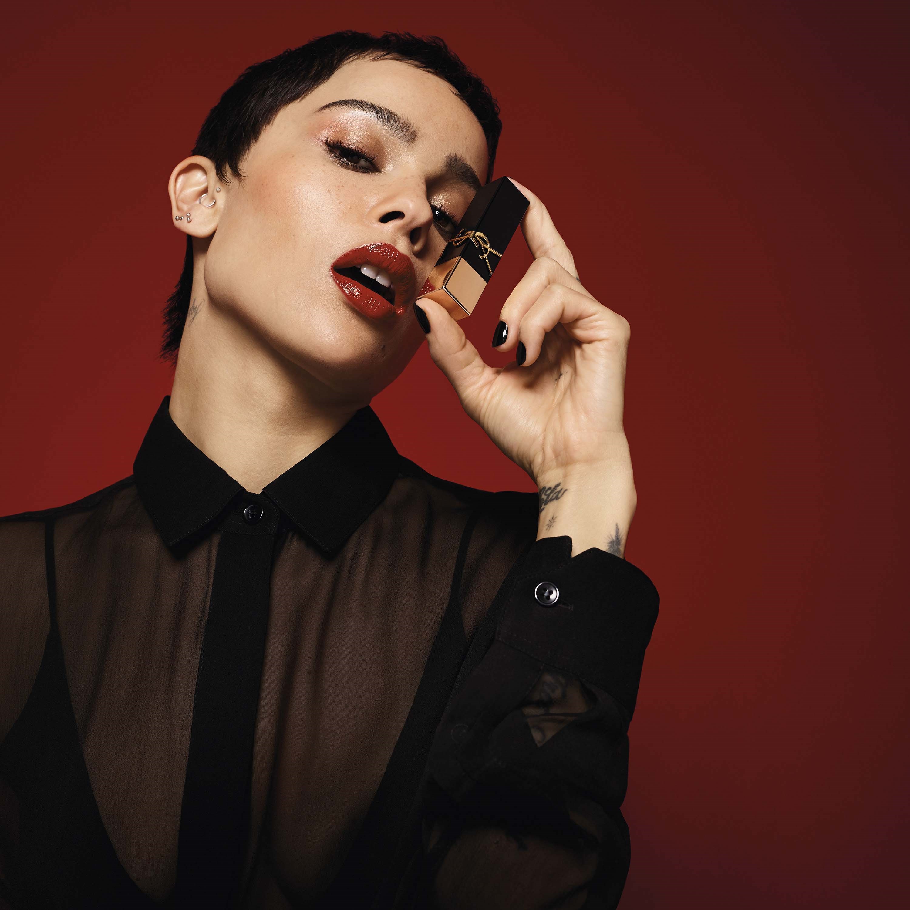 Yves Saint Laurent Rouge Pur Couture The Bold Lipstick - pomadka do us (obrázok 5)