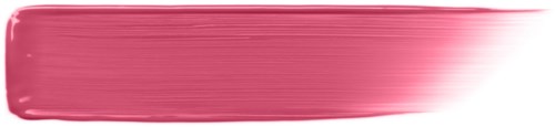 Pink brushstroke with darker shading on the left and lighter on the right. Background is black.