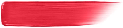 A red brush stroke on a white background with a slight gradient.