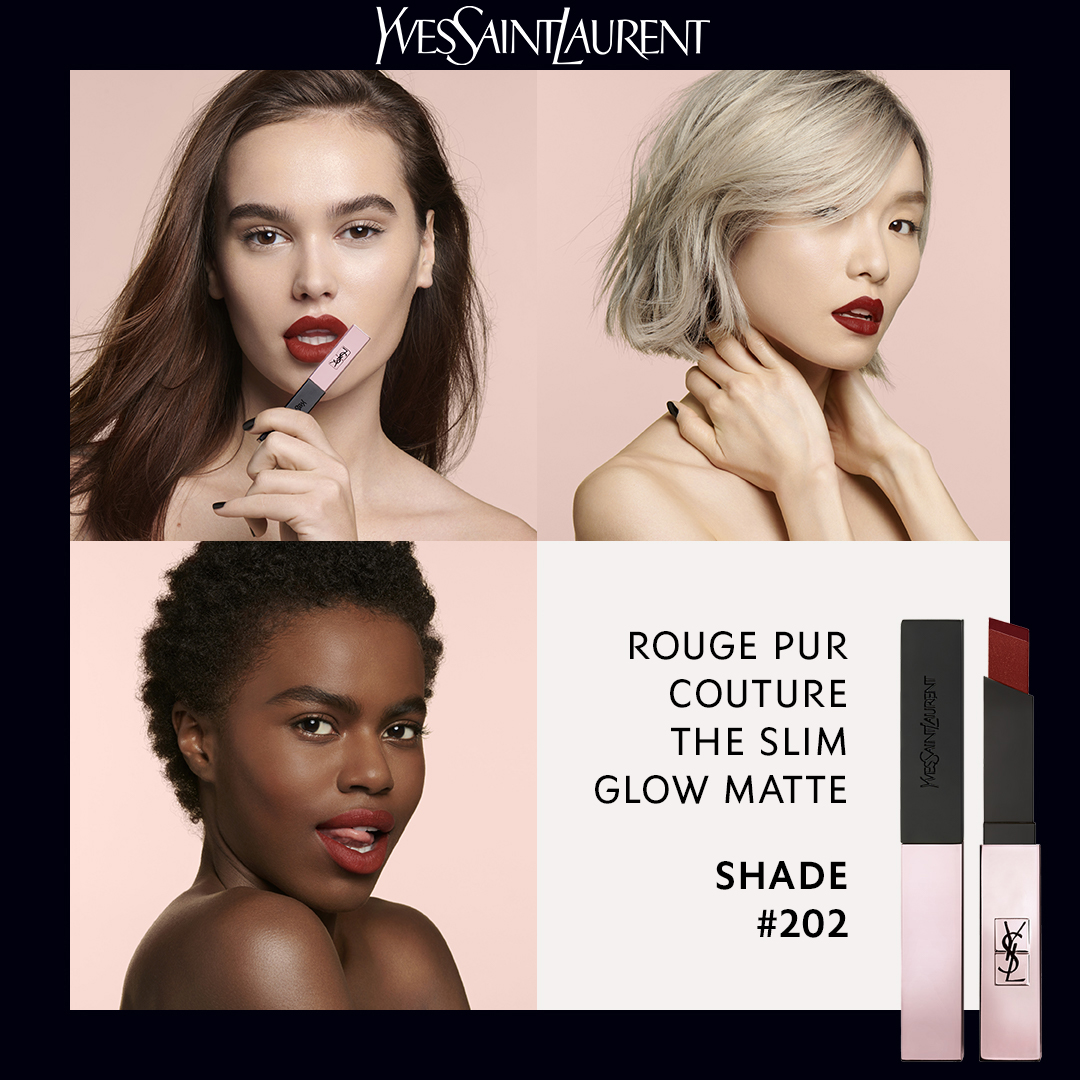 ysl slim glow matte lipstick