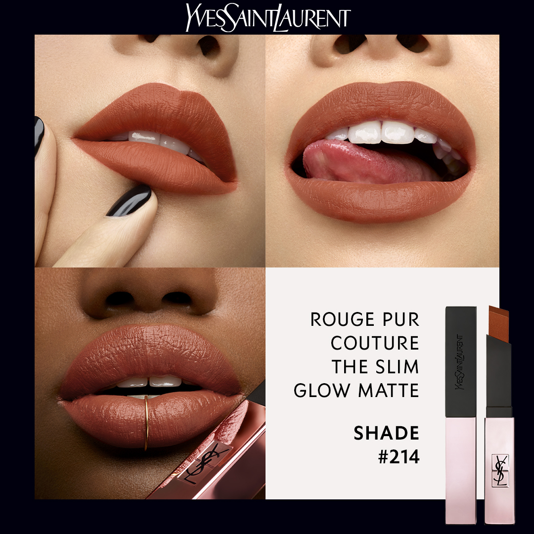 ysl slim glow matte 214