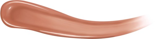 En beige eller ljusbrun makeup-borstad streck på svart och vitt bakgrund.
