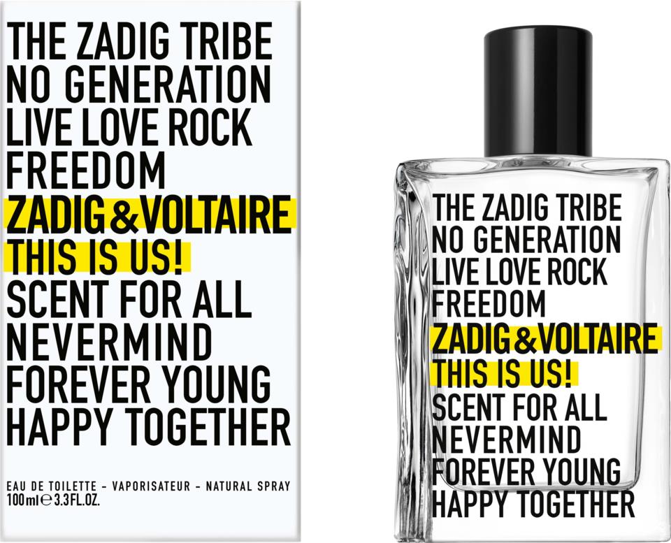 Zadig & Voltaire This is Us! Eau de Toilette 100 ml