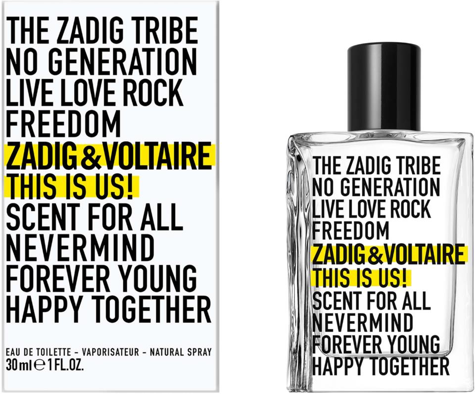 Zadig & Voltaire This is Us! Eau de Toilette 30 ml