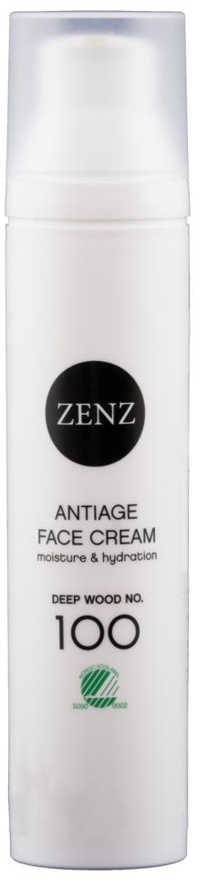 Zenz Organic No. 100 Antiage Face Cream Moisture & Hydration Deep Wood 100 ml