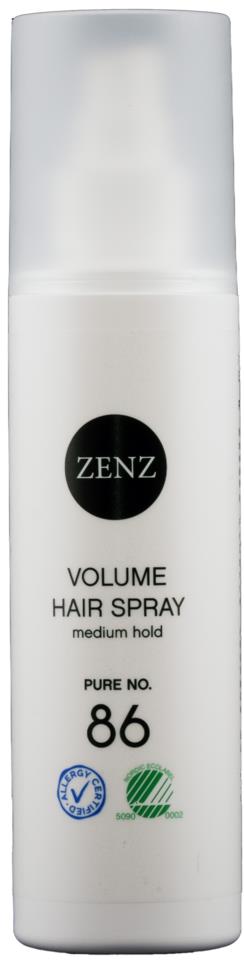 Zenz Organic No. 86. Volume Hair Spray Medium Hold Pure 200 ml