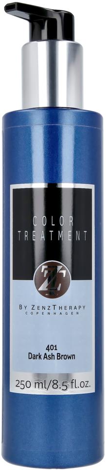 Zenz Therapy Color Treatment Dark Ash Brown 401 250ml