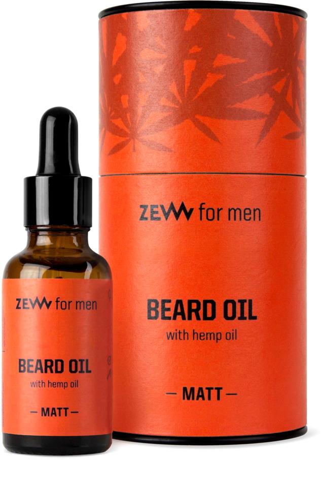 ZEW for Men Beard Oil With Hemp Oil Matt 30 ml