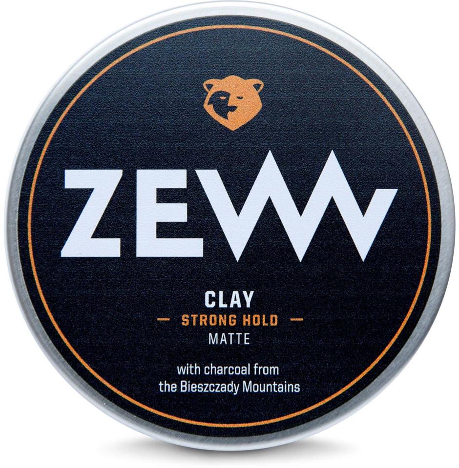 ZEW for Men Charcoal Hair Clay Matt Strong Hold 100 ml