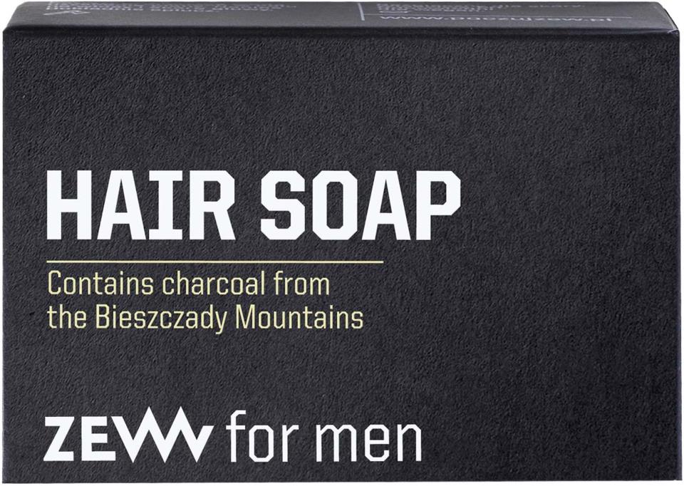 ZEW for Men Hair Soap With Charcoal 85 ml