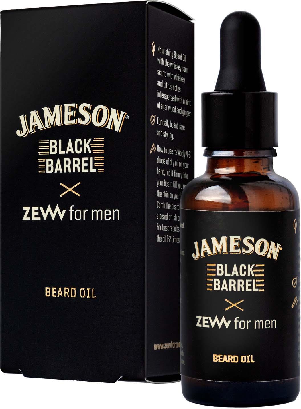 ZEW for Men Jameson Beard Oil Black Barrel 30 ml