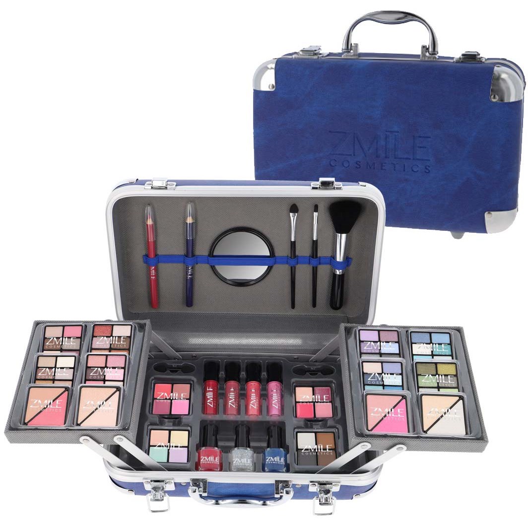 Läs mer om Zmile Cosmetics Makeup Box Traveller Blue