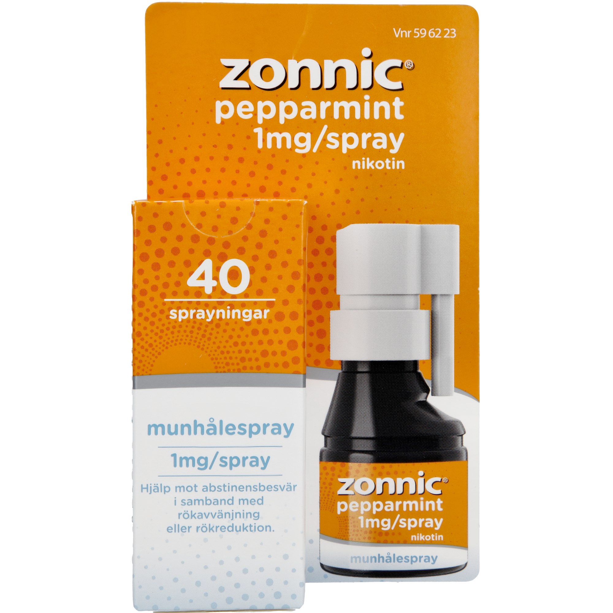 Läs mer om Zonnic Pepparmint Munhålespray 1mg 40 doser 40 st