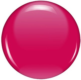 En glänsande, rosa, sfärisk föremål med ljusreflexer och skuggor, som en blank boll.