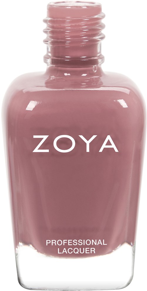 Rosa nagellacksflaska med varumärket ZOYA och orden Professional Lacquer.