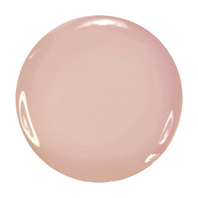 Eine glatte, glänzende, pinkfarbene Kugel mit Reflexionen auf der Oberfläche.