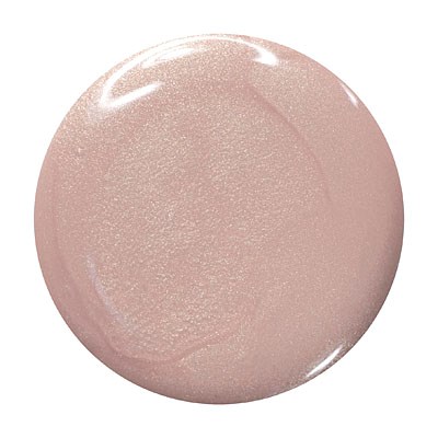 Ein großer, runder, rosé-beige glänzender Gegenstand mit glatter Oberfläche und Lichteinwirkungen.