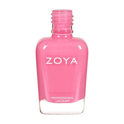 Pinke Nagellackflasche mit den Worten ZOYA und Professional Lacquer.