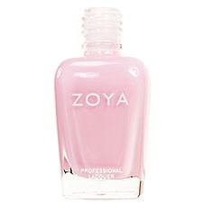 En rosa nagellacksflaska med märket ZOYA på.