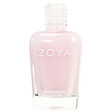 En rosa nagellackflaska med märket Zoya.