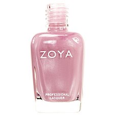 Rosa nagellackflaska märkt 'ZOYA' för professionell användning.